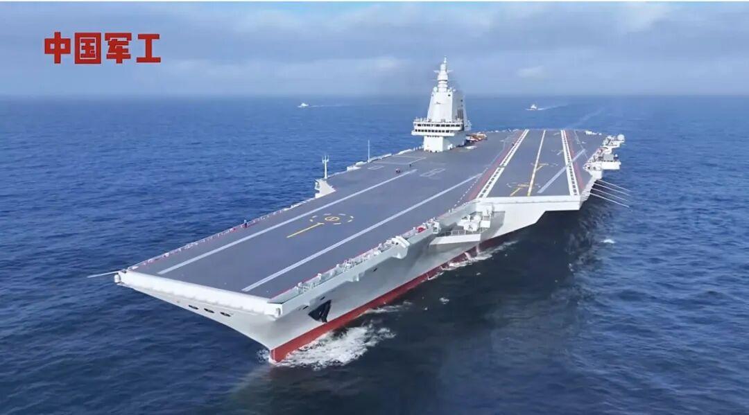 中国军工发布！福建舰海试高清视频来了