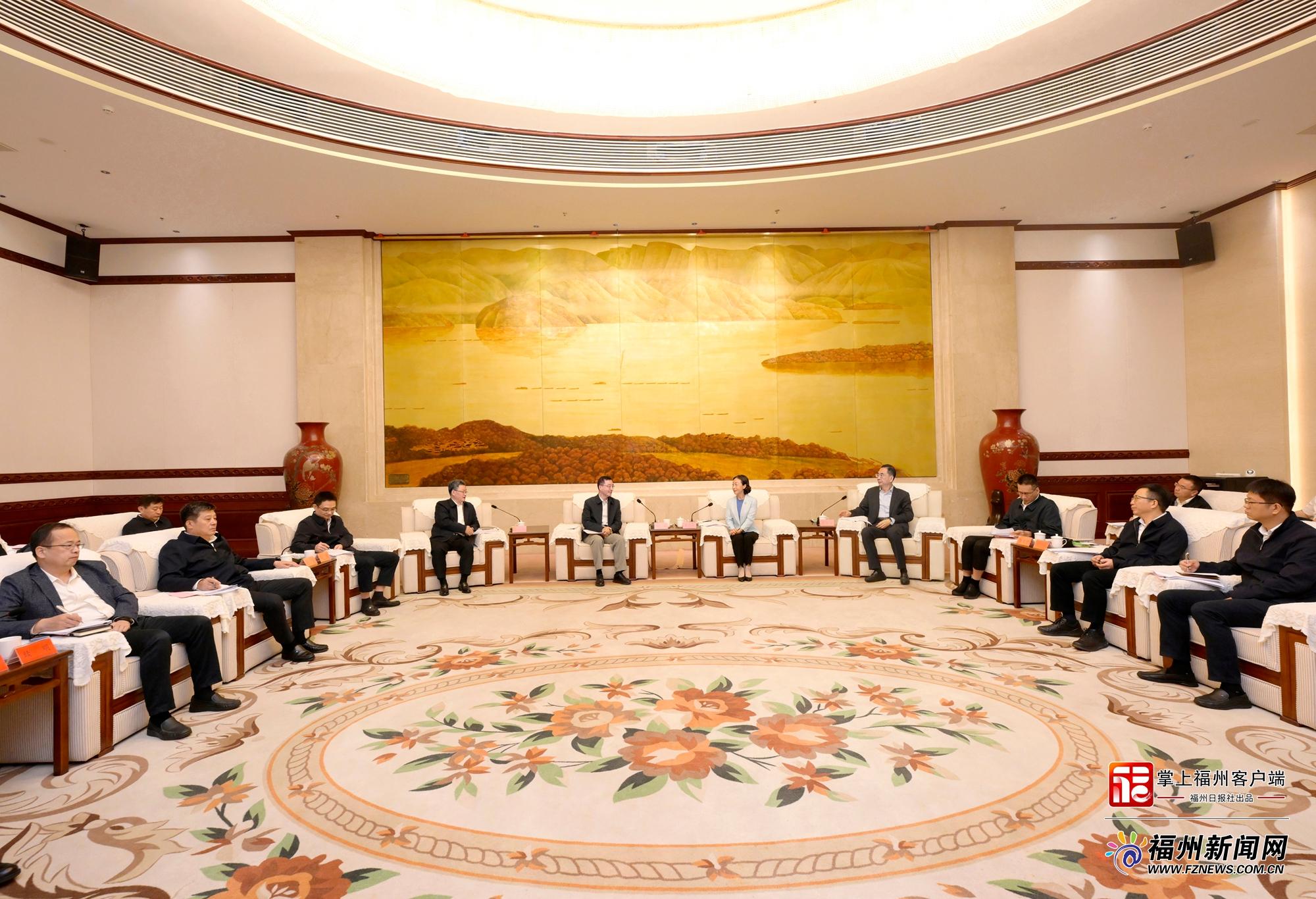 济南市党政代表团来榕考察交流