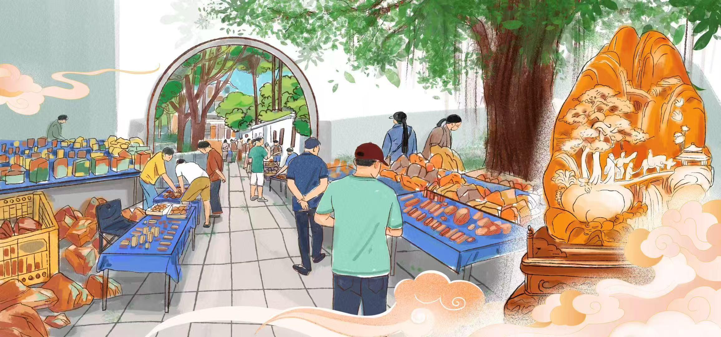 来福州 盘寿山石