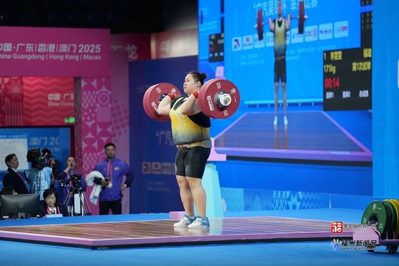 全运会快报｜福州运动员李雯雯摘得银牌