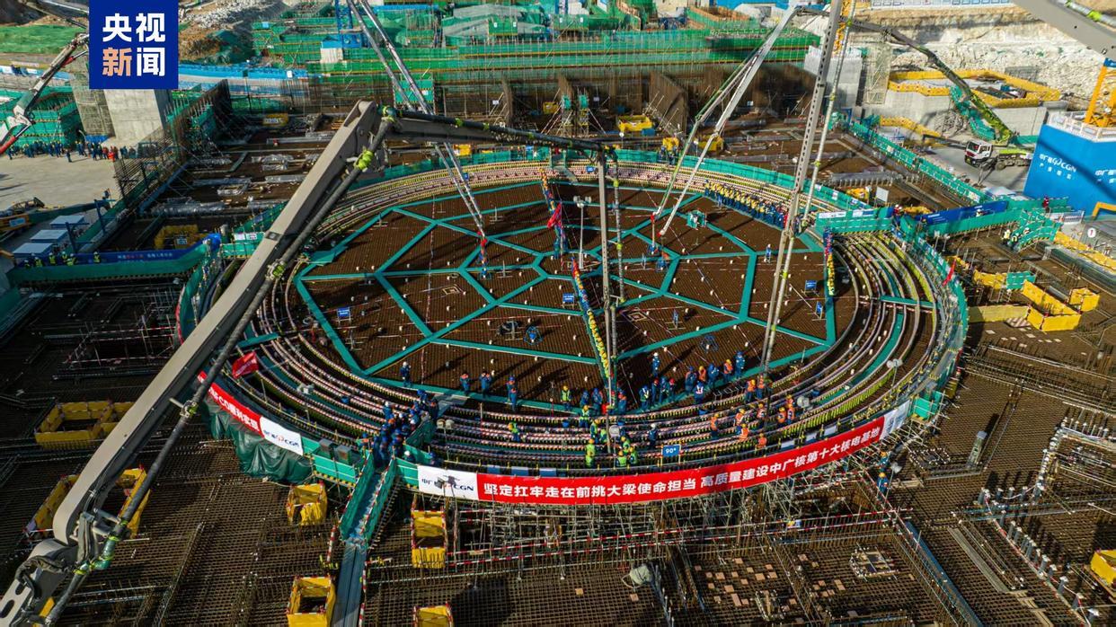 我国首个采用冷却塔的“华龙一号”核电站正式开建 我国首个采用冷却塔的“华龙一号”核电站正式开建