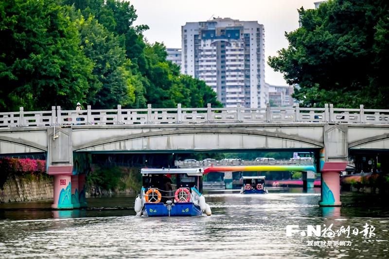 晋安河—光明港航线桥梁彩绘全面完工 12座文化彩桥点亮“水上福道”