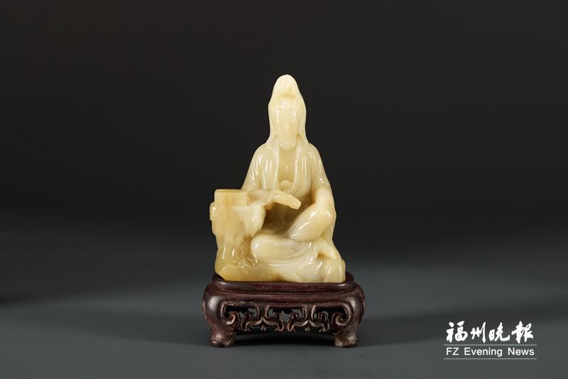 寿山石（求索） 寿山石山水人物纹山子摆件z387|德信致远