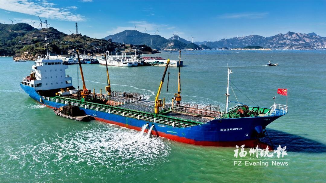 8亿粒鲍鱼从山东返回连江过冬