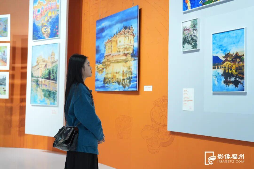 海外华裔青少年“印象·福州”大赛优秀作品展出
