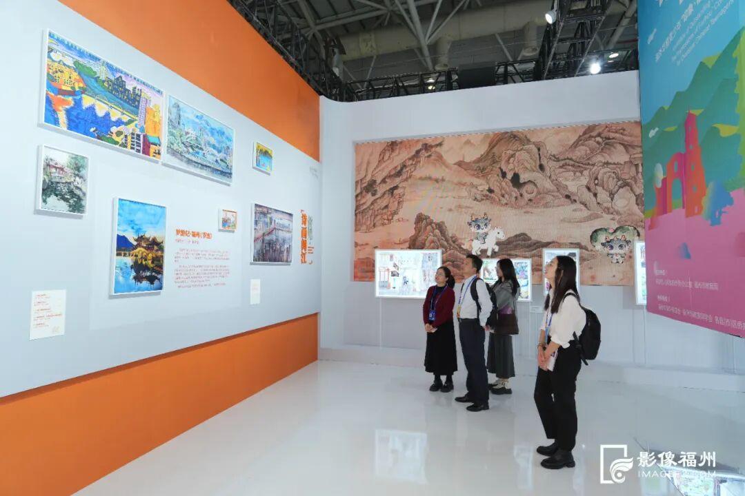 海外华裔青少年“印象·福州”大赛优秀作品展出