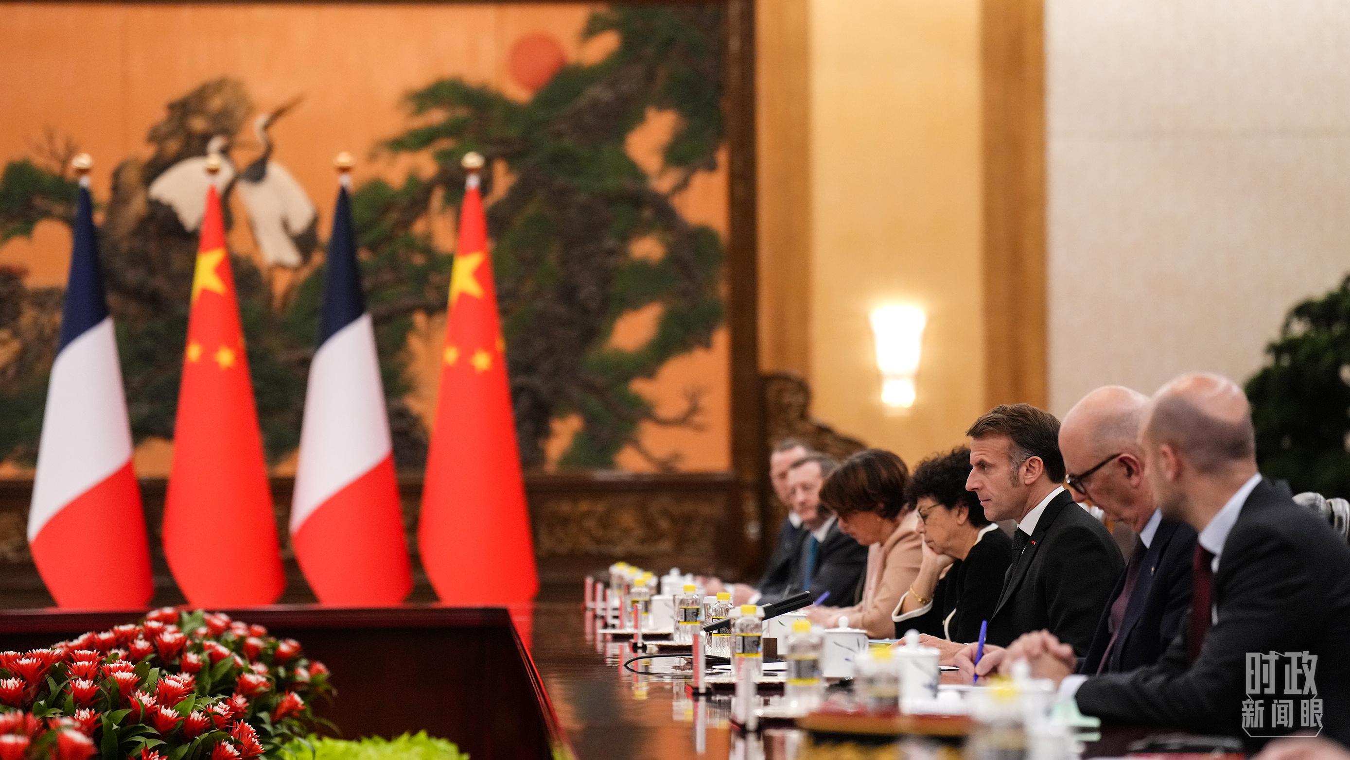 时政新闻眼丨从中法元首会晤的四个“特殊”，读懂大国相处之道