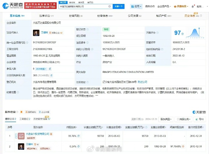 万达集团被恢复执行17亿元，被执行总金额超69亿元