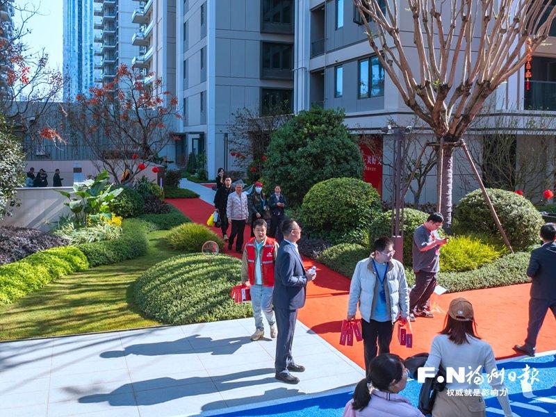 榕发·望熙雅筑项目提前交房 3800余户居民幸福归家