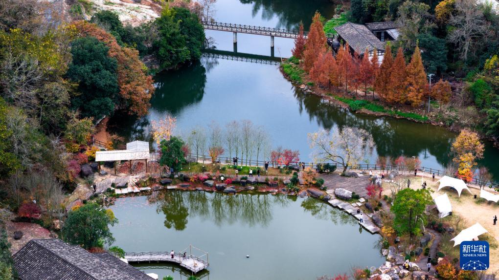 新华网关注：福州九峰村冬景迷人