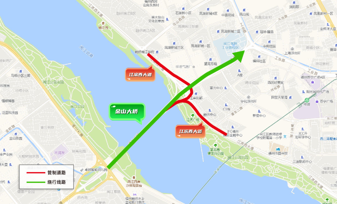 转发周知！本周日福州马拉松开跑，途经台江区这些地方要注意绕行！