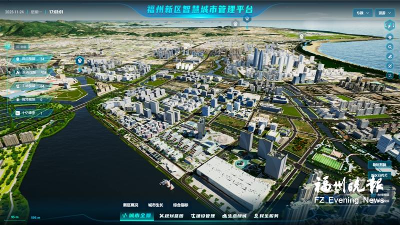 福州新区智慧城市管理平台投用