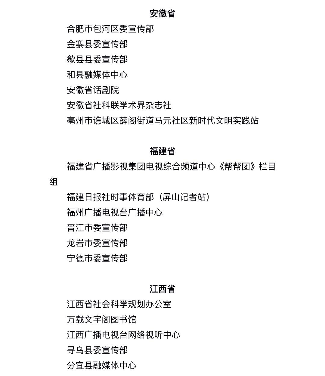 今起公示！福建6个集体、15名个人拟获全国先进表彰