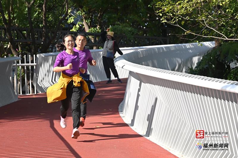 “两金步道”上新！福道与左海公园“牵手”了