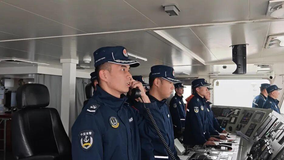 福建海警位金门附近海域依法开展常态执法巡查