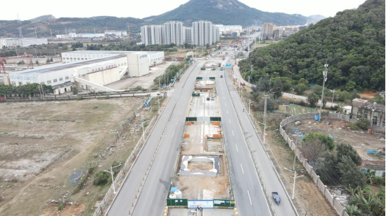 新进展！福州新区污水管项目首座沉井顺利完成下沉封底作业