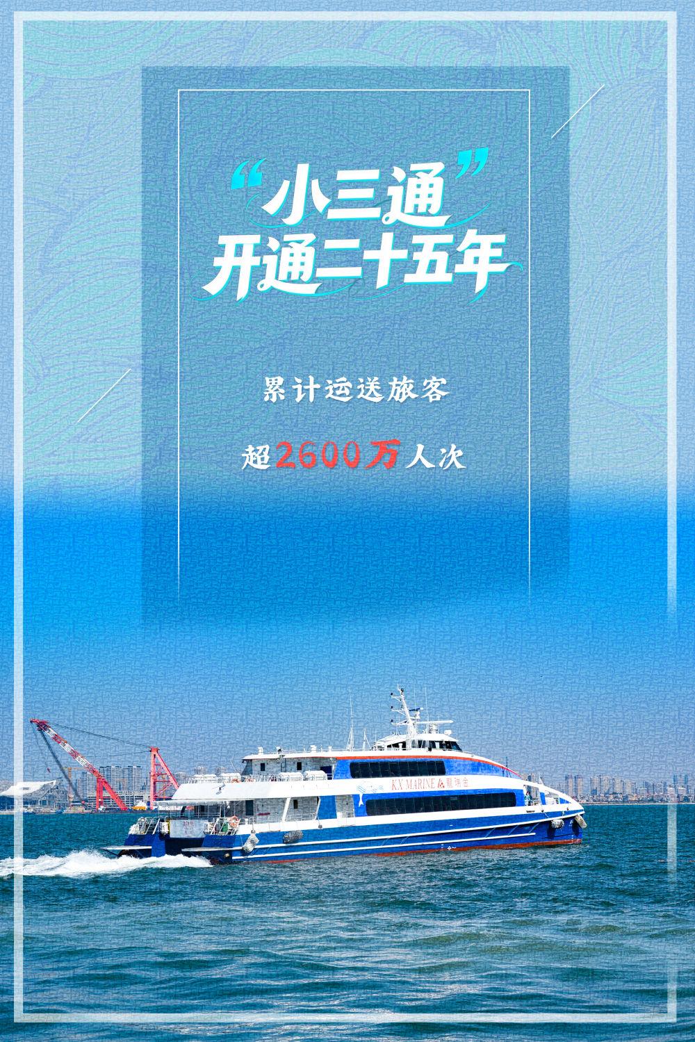 “小三通”航线开通25年 见证两岸交流不断深化