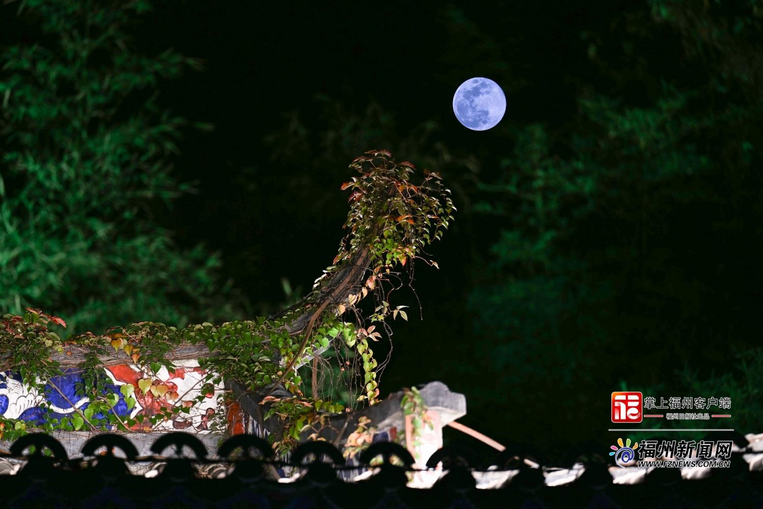 看！2026年首个“超级月亮”，“落”在了福州的屋檐上！