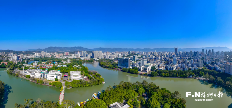 竣工验收！福州西湖“明珠”愈加澄净