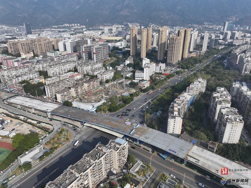 拿下关键节点！福马高架段实现跨路口贯通