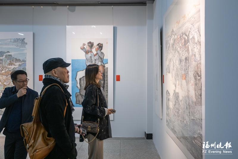 福建省画院晋京作品展福建汇报展开幕 免费展至20日