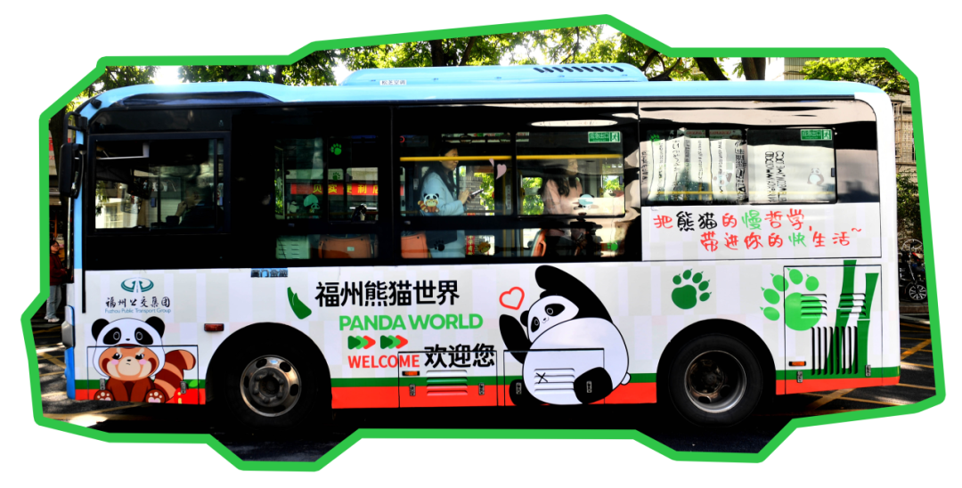 1元！萌系公交正式上线！直达福州熊猫世界！