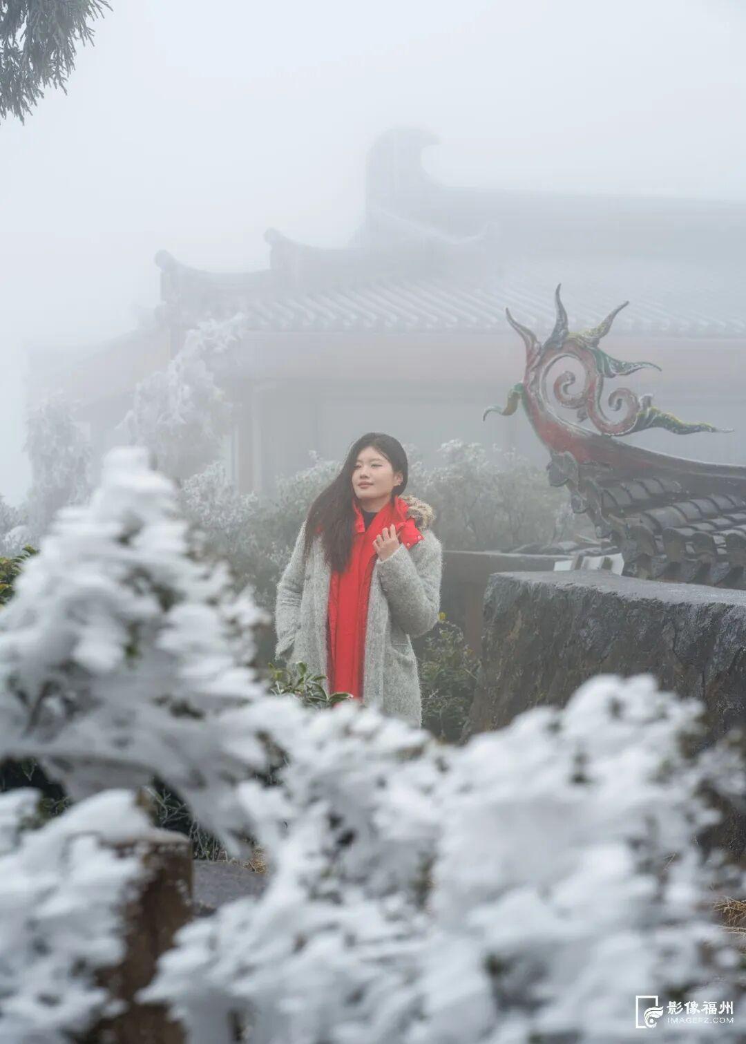 冬日仙境！福州迎来雾凇景观！