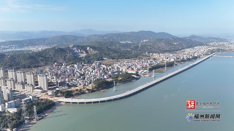 福清国道G228北郭特大桥双幅顺利贯通