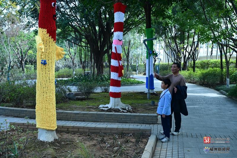 萌萌的！琴亭湖香樟穿上新年“毛衣”啦！