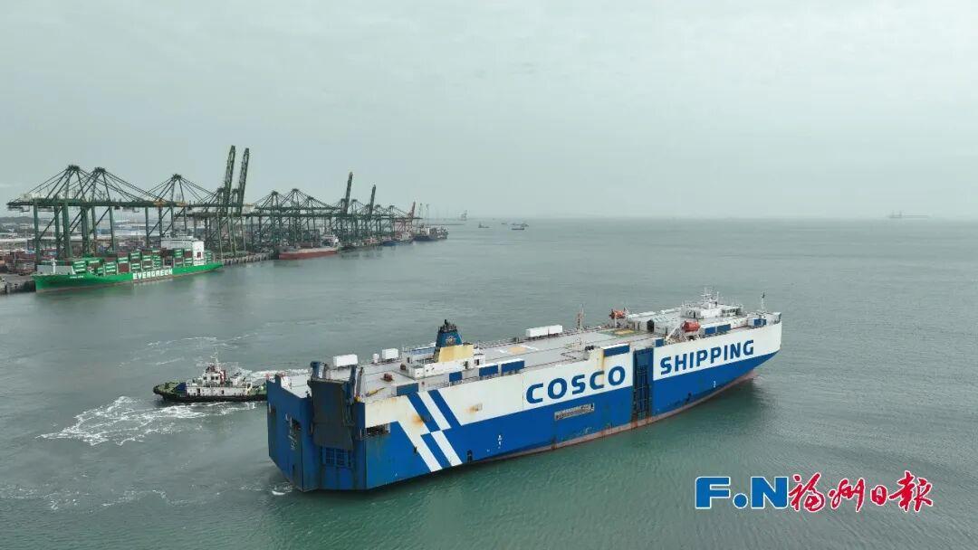 创纪录!新年首月破万!福州港江阴港区汽车出口强势开局 创纪录!新年首月破万!福州港江阴港区汽车出口强势开局