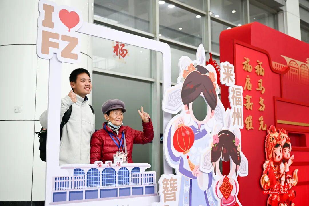 春运首日的福州火车站！一起来看