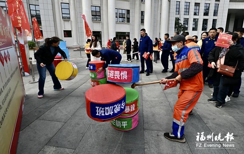 福州市职工新春趣味游园会启幕