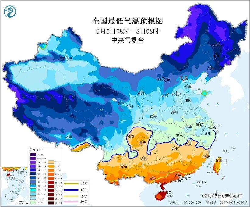 寒潮预警！局地降温20℃以上！0℃线将南压至福建北部