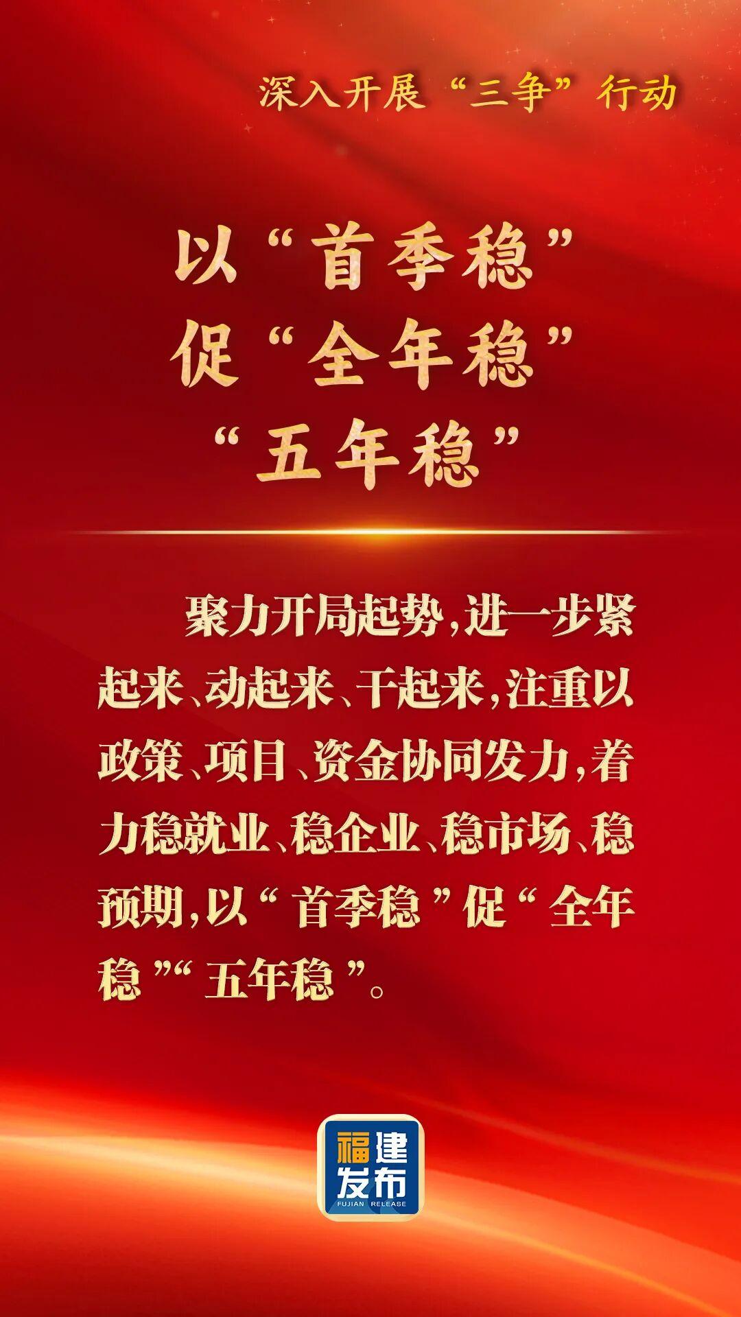 深入开展“三争”行动，福建这样部署