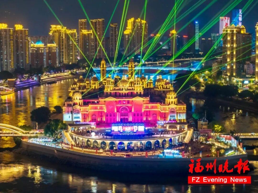 福州中洲岛，即将全岛亮灯！还有大型光影秀！