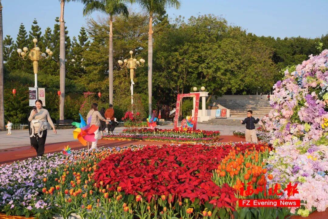 30000多株！福州温泉公园郁金香花海，太美了！坐地铁可达！