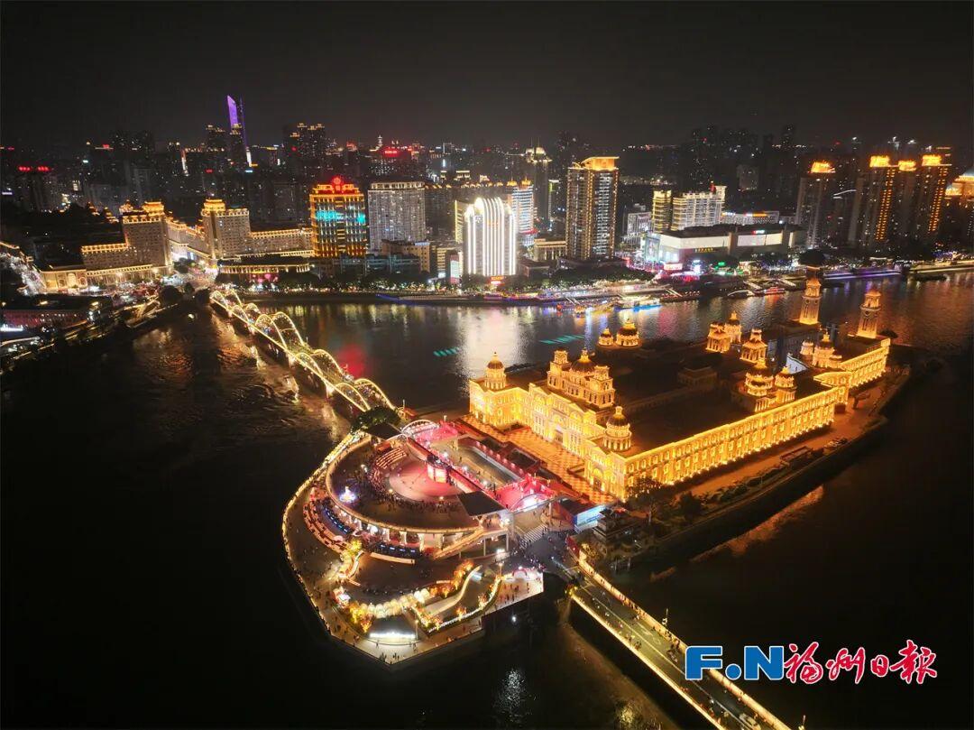 中洲岛亮了！福州这场春节光影大秀连办10天