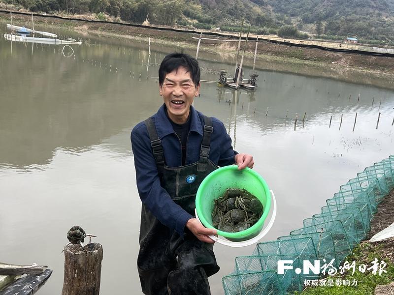 新春走基层｜福建首例“稻蟹共生”项目在罗源喜获丰收