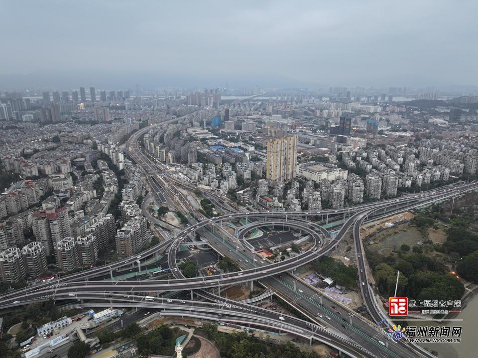 福州金山大道3对在建新匝道有望今年上半年全面完工