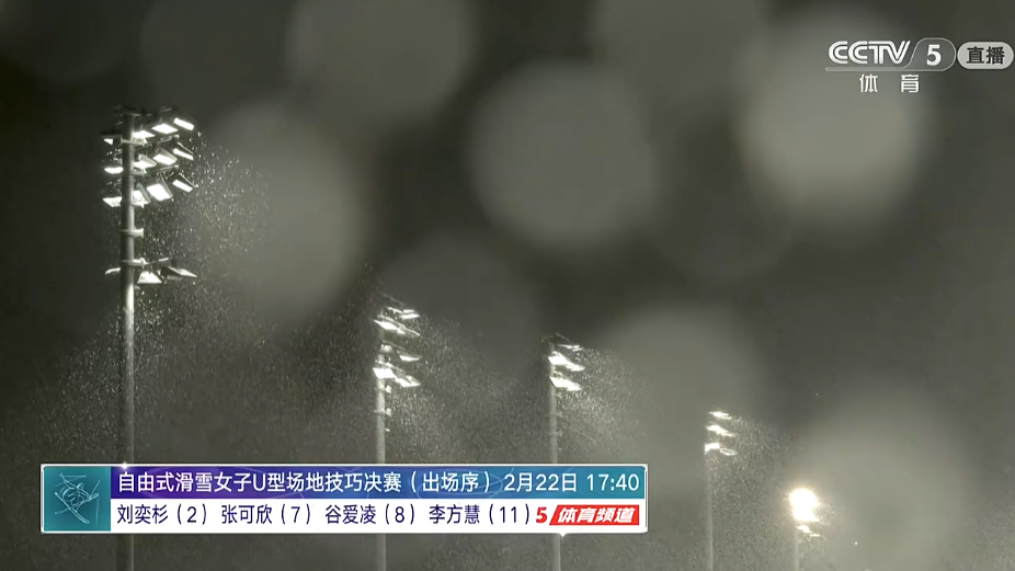 受天气影响 自由式滑雪女子U型场地技巧决赛推迟至22日下午