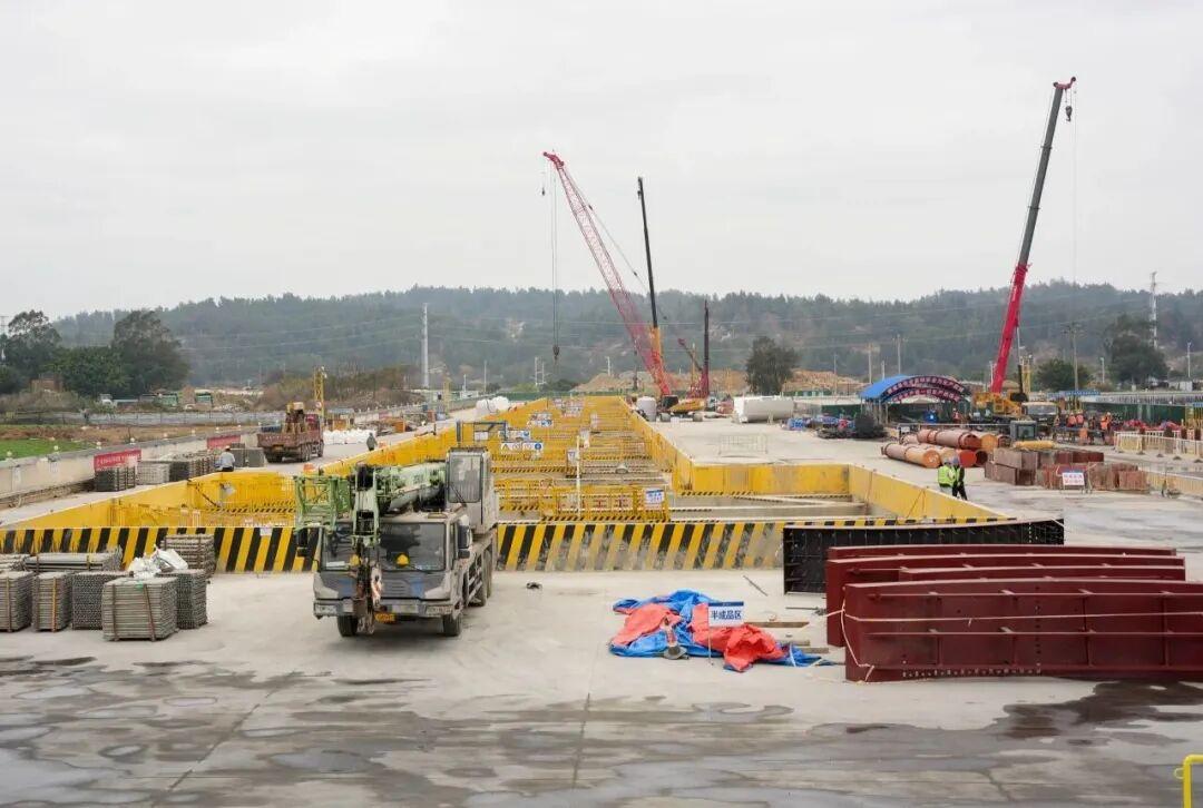 起步即冲刺！福莆宁F2、F3线长乐机场段奏响“新春序曲”
