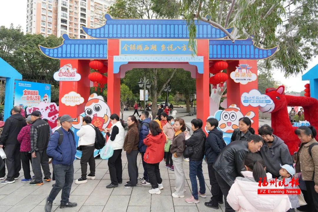 免费！福州西湖公园上新！五福金鱼来了！