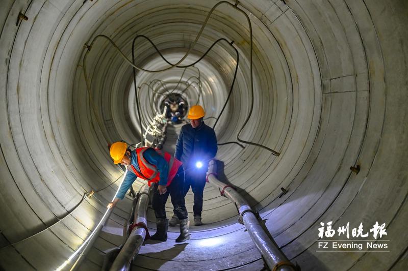 江南片区综合管廊工程攻坚忙 建成后将优化仓山能源网络
