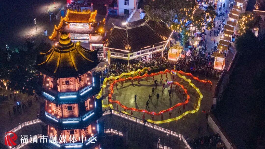 花市灯如昼！福清元宵灯会点亮，美如仙境！