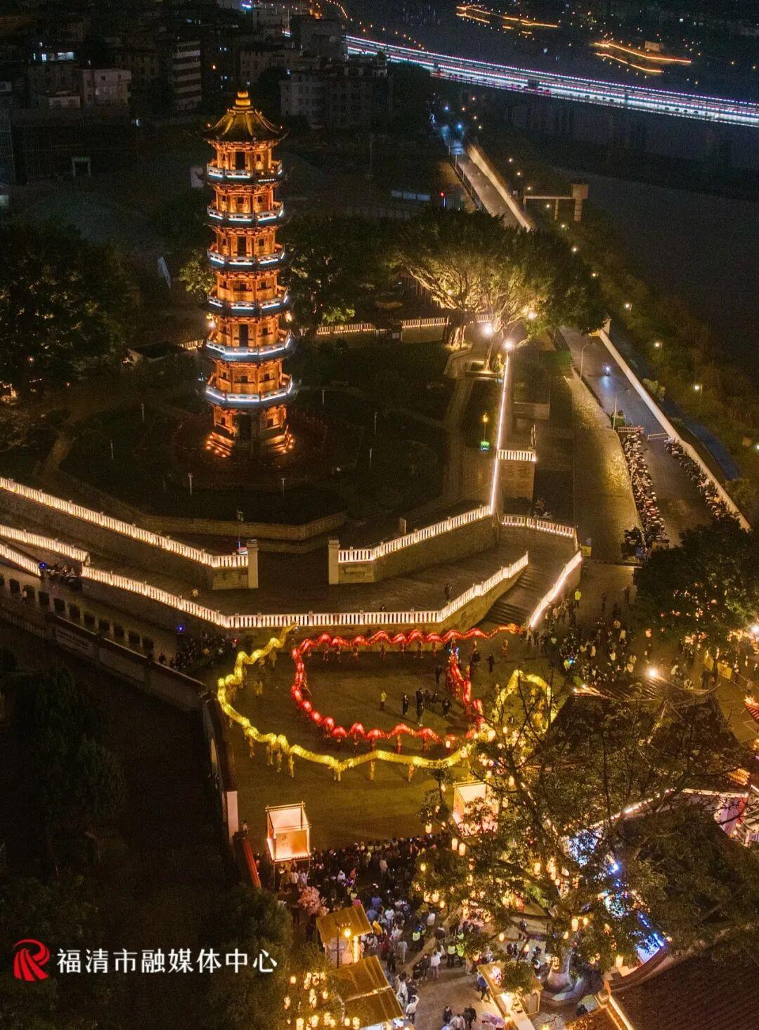 花市灯如昼！福清元宵灯会点亮，美如仙境！