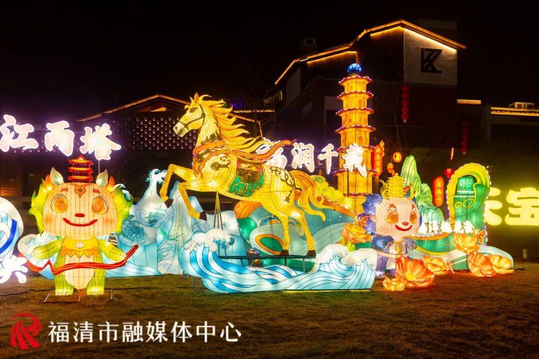 花市灯如昼！福清元宵灯会点亮，美如仙境！