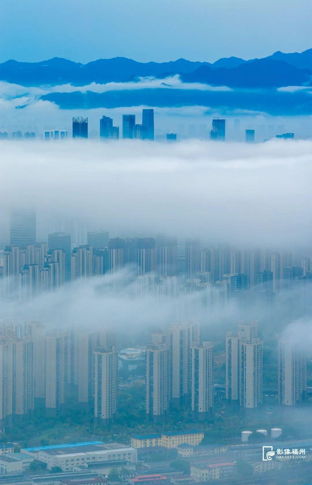 太仙了！福州“雾”入仙境！