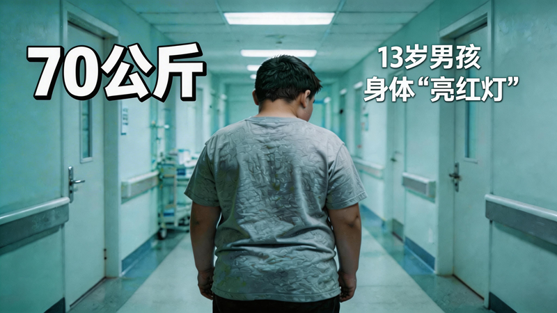 好医声｜13岁男孩70公斤“亮红灯”！医生教你科学管理儿童体重