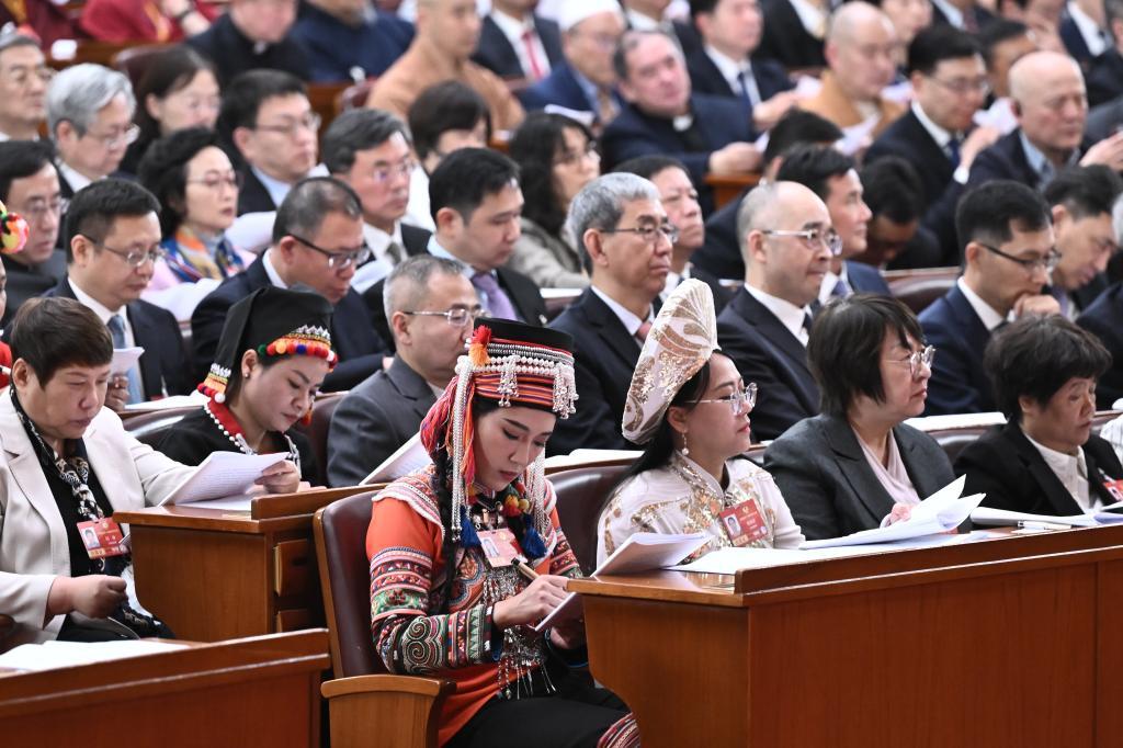 全国政协十四届四次会议开幕会在京举行