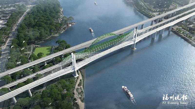 温福高铁闽江特大桥开建